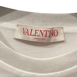 ヴァレンティノ VALENTINO Vロゴ刺繍Tシャツ 4B0MG23F8LN ホワイト コットン レディース 半袖Ｔシャツ