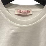ヴァレンティノ VALENTINO Vロゴ刺繍Tシャツ 4B0MG23F8LN ホワイト コットン レディース 半袖Ｔシャツ