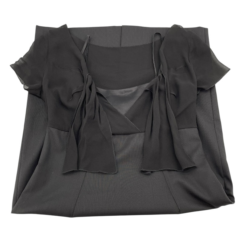 マックスマーラ Max Mara デザインキャミワンピース 12260189 ブラック ウール レディース ワンピース