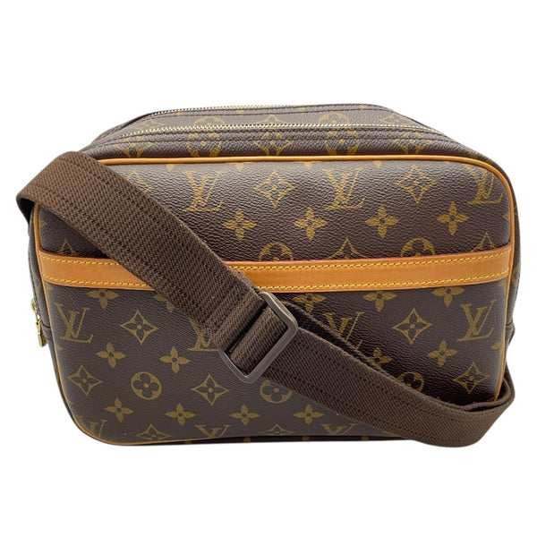 ルイ・ヴィトン LOUIS VUITTON リポーターPM M45254 ブラウン モノグラムキャンバス ユニセックス ショルダーバッグ