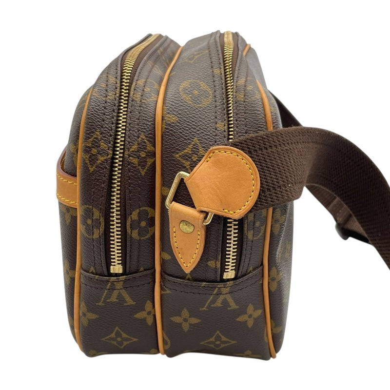 ルイ・ヴィトン LOUIS VUITTON リポーターPM M45254 ブラウン モノグラムキャンバス ユニセックス ショルダーバッグ