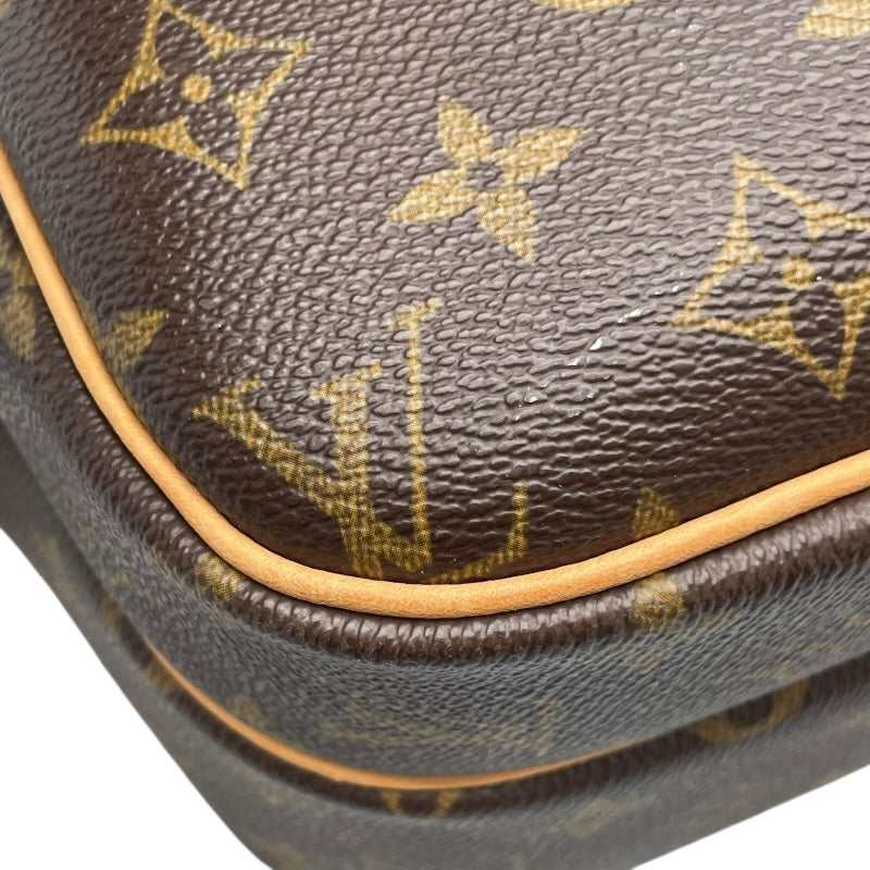 ルイ・ヴィトン LOUIS VUITTON リポーターPM M45254 ブラウン モノグラムキャンバス ユニセックス ショルダーバッグ