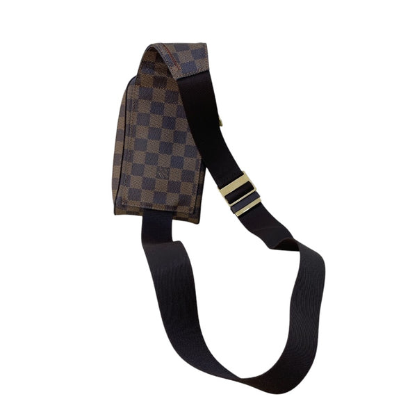 ルイ・ヴィトン LOUIS VUITTON ジェロニモス N51994 ブラウン ダミエ ユニセックス ボディバッグ
