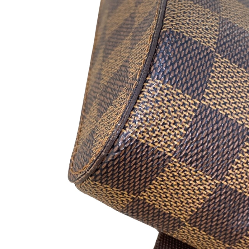 ルイ・ヴィトン LOUIS VUITTON ジェロニモス N51994 ブラウン ダミエ ユニセックス ボディバッグ