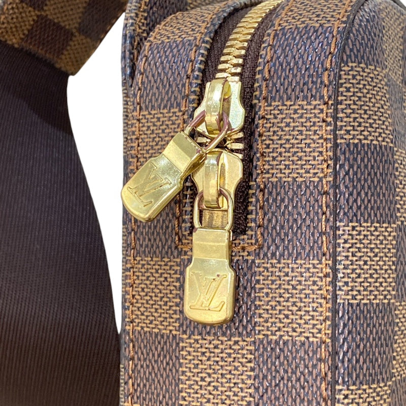 ルイ・ヴィトン LOUIS VUITTON ジェロニモス N51994 ブラウン ダミエ ユニセックス ボディバッグ