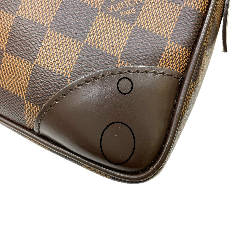 ルイ・ヴィトン LOUIS VUITTON ポルト・ドキュマン ヴォワヤージュ N41124 エベヌ ダミエ・キャンバス/レザー   ユニセックス ハンドバッグ