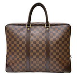 ルイ・ヴィトン LOUIS VUITTON ポルト・ドキュマン ヴォワヤージュ N41124 エベヌ ダミエ・キャンバス/レザー   ユニセックス ハンドバッグ