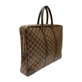 ルイ・ヴィトン LOUIS VUITTON ポルト・ドキュマン ヴォワヤージュ N41124 エベヌ ダミエ・キャンバス/レザー   ユニセックス ハンドバッグ