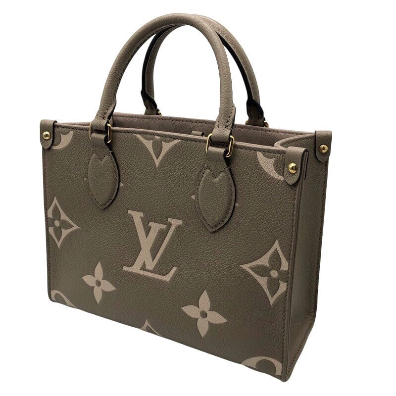 ルイ・ヴィトン LOUIS VUITTON オンザゴーPM M45779 トゥルトレール クレーム バイカラーモノグラム・アンプラントレザー レディース ショルダーバッグ