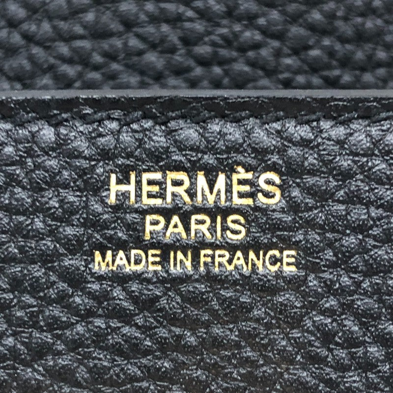 エルメス HERMES バーキン30 D刻 ブラック ピンクゴールド金具 トゴ レディース ハンドバッグ