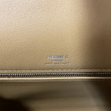 エルメス HERMES ケリー28 外縫い Z刻 エクリュ×セサミ×シルバー金具 トワル/スイフト レディース ハンドバッグ