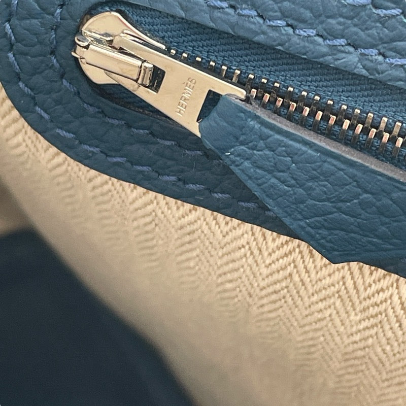 エルメス HERMES ガーデンパーティPM Y刻 ブルーウートルメール ネゴンダ レディース ハンドバッグ