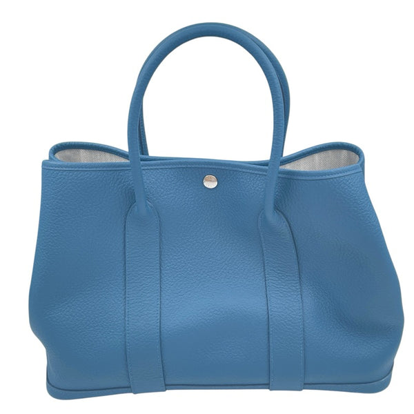 エルメス HERMES ガーデンパーティPM Y刻 ブルーウートルメール ネゴンダ レディース ハンドバッグ