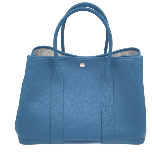 エルメス HERMES ガーデンパーティPM Y刻 ブルーウートルメール ネゴンダ レディース ハンドバッグ