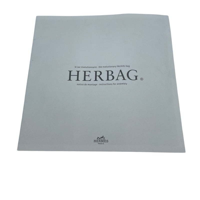 エルメス HERMES エールバッグPM □F刻 ブラック トワル・レザー レディース ハンドバッグ