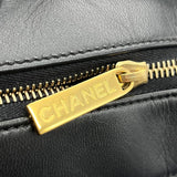 シャネル CHANEL チョコバー ワンショルダーバッグ A17365 ブラック ゴールド金具 ラムスキン レディース ショルダーバッグ