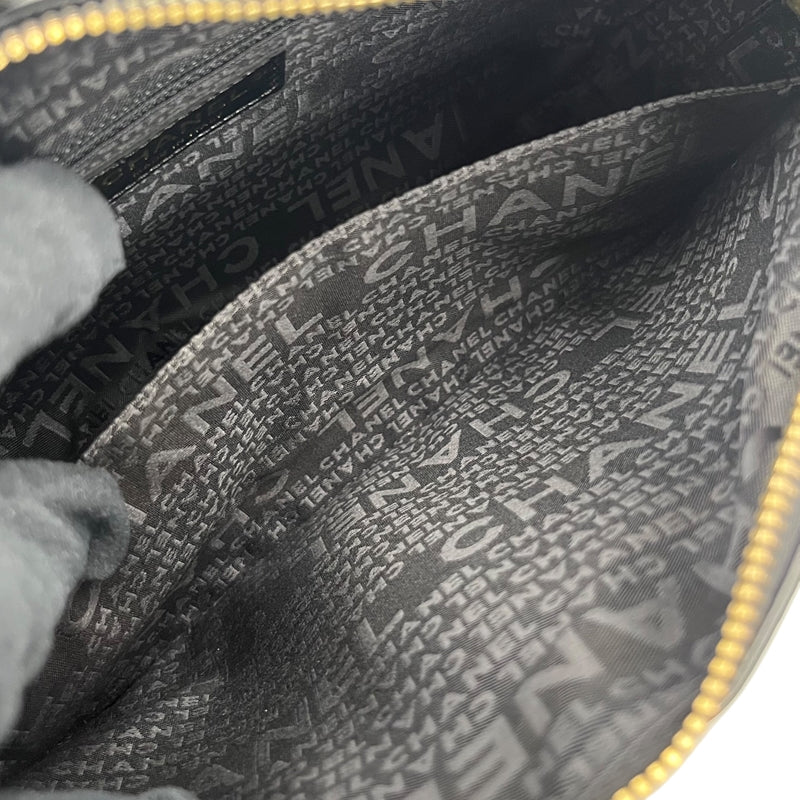 シャネル CHANEL チョコバー ワンショルダーバッグ A17365 ブラック ゴールド金具 ラムスキン レディース ショルダーバッグ