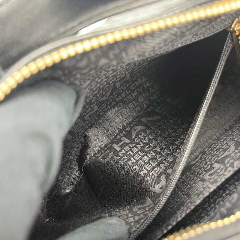 シャネル CHANEL チョコバー ワンショルダーバッグ A17365 ブラック ゴールド金具 ラムスキン レディース ショルダーバッグ