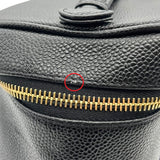 シャネル CHANEL ココマーク バニティバッグ A01998 ブラック ゴールド金具 キャビアスキン レディース ハンドバッグ