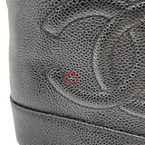 シャネル CHANEL ココマーク バニティバッグ A01998 ブラック ゴールド金具 キャビアスキン レディース ハンドバッグ