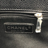 シャネル CHANEL GSTチェーントート A50995 ブラック×SV金具 キャビア レディース トートバッグ