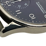 インターナショナルウォッチカンパニー IWC ポルトギーゼ クロノグラフ IW371431 グレー K18WG/革ベルト 自動巻き メンズ 腕時計