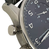 インターナショナルウォッチカンパニー IWC ポルトギーゼ クロノグラフ IW371431 グレー K18WG/革ベルト 自動巻き メンズ 腕時計