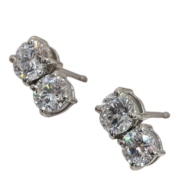 ダイヤモンドピアス Pt900×ダイヤモンド ジュエリー
