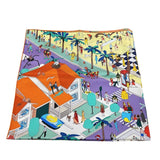 エルメス HERMES カレ90 HERMES ON THE BEACH シルク レディース スカーフ