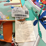 エルメス HERMES カレ90 HERMES ON THE BEACH シルク レディース スカーフ