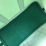 エルメス HERMES ガーデンパーティTPM Ｗ刻 グリーン シルバー金具 トワル/ネゴンダ レディース ハンドバッグ