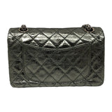 シャネル CHANEL 2.55 ミニフラップバッグ AS0874 11番台 メタリックグリーン シルバー金具 エイジドカーフ レディース ショルダーバッグ