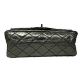 シャネル CHANEL 2.55 ミニフラップバッグ AS0874 11番台 メタリックグリーン シルバー金具 エイジドカーフ レディース ショルダーバッグ