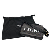 セリーヌ CELINE ミディアム　メッセンジャーバッグ 194502 ブラック×GD金具 トリオンフキャンバス ユニセックス ショルダーバッグ