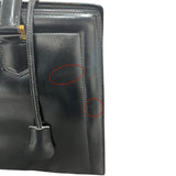 エルメス HERMES ハンドバッグ ブラック ボックスカーフ レディース ハンドバッグ