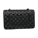 シャネル CHANEL マトラッセ25 A01112 26番台 ブラック シルバー金具 キャビアスキン レディース ショルダーバッグ