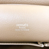 エルメス HERMES ジプシエール34 □R刻　 エトゥープ　シルバー金具 トリヨン レディース ショルダーバッグ