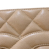 シャネル CHANEL 復刻トート 7番台 A01804 ベージュ ゴールド金具 キャビアスキン レディース トートバッグ