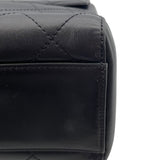 シャネル CHANEL ワイルドステッチショルダーバッグ 5番台 ブラック GD金具 カーフ レディース ショルダーバッグ