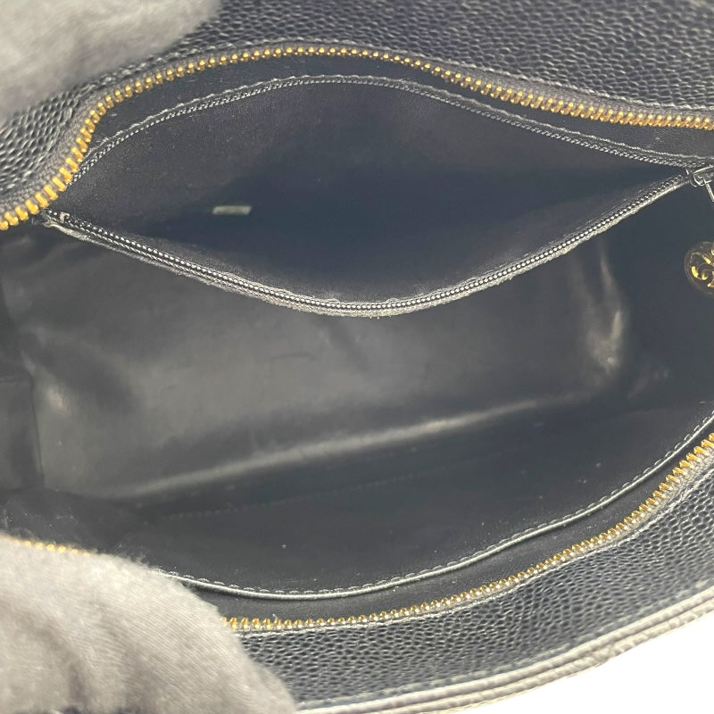 シャネル CHANEL 復刻トート A10804 ブラック GD金具 キャビアスキン レディース ハンドバッグ