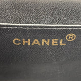 シャネル CHANEL マドモアゼルラージフラップバッグ 3番台 ブラック GD金具 キャビアスキン レディース ショルダーバッグ