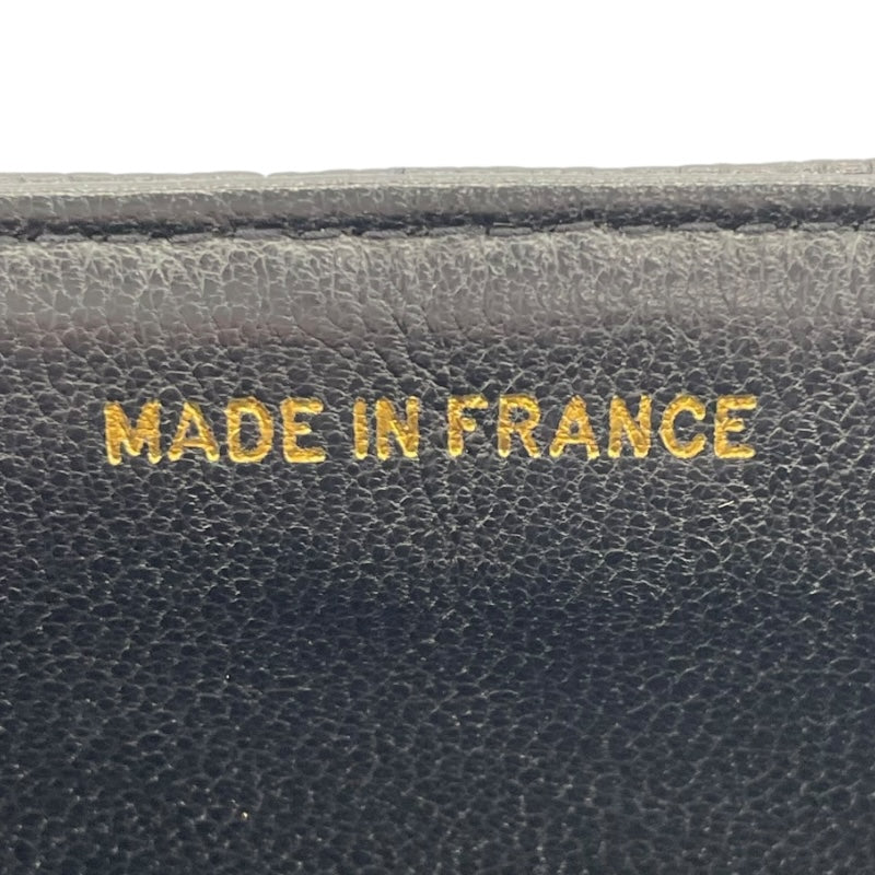 シャネル CHANEL マドモアゼルラージフラップバッグ 3番台 ブラック GD金具 キャビアスキン レディース ショルダーバッグ