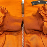 ルイ・ヴィトン LOUIS VUITTON リバーシブルボンバージャケット H7B70WUVO オレンジ シルク メンズ その他アウター