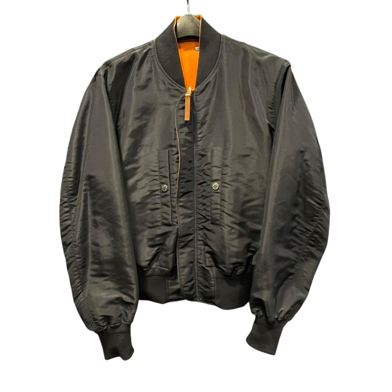 ルイ・ヴィトン LOUIS VUITTON リバーシブルボンバージャケット H7B70WUVO オレンジ シルク メンズ その他アウター