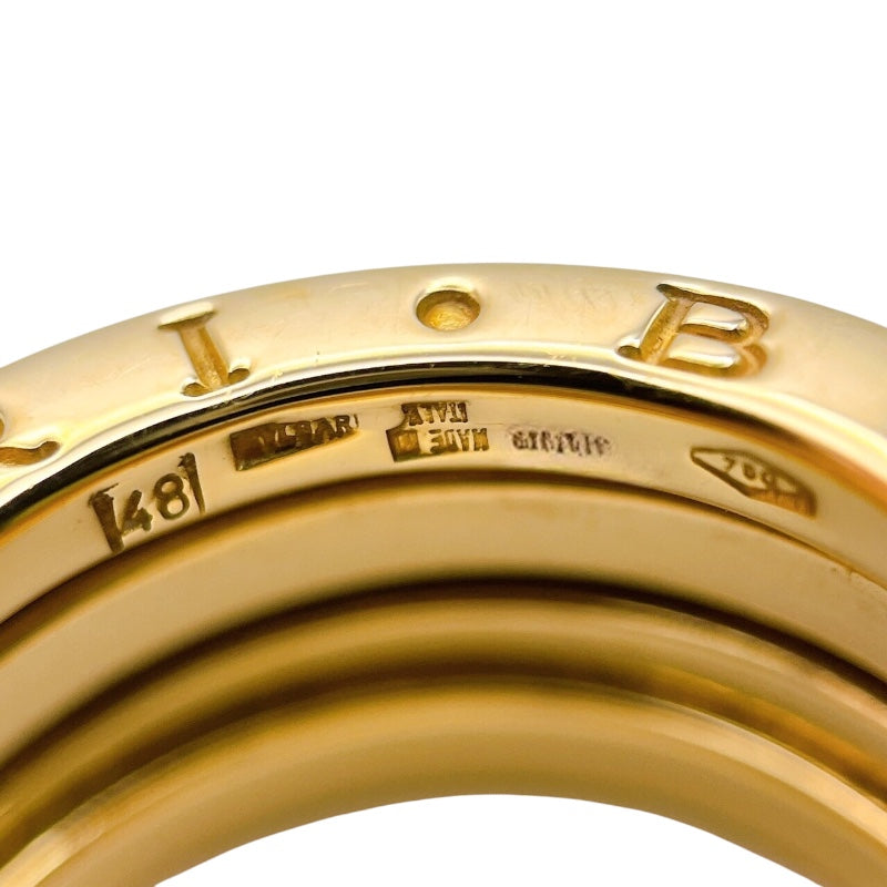 ブルガリ BVLGARI ビーゼロワンリング3バンド(S) K18ゴールド ジュエリー