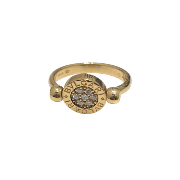 ブルガリ BVLGARI フリップパヴェリング K18イエローゴールド K18　ダイヤモンド ダイヤモンド ジュエリー