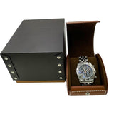 ブライトリング BREITLING クロノマット44 ブラックローマン ブルーシェル AB0111 SS メンズ 腕時計