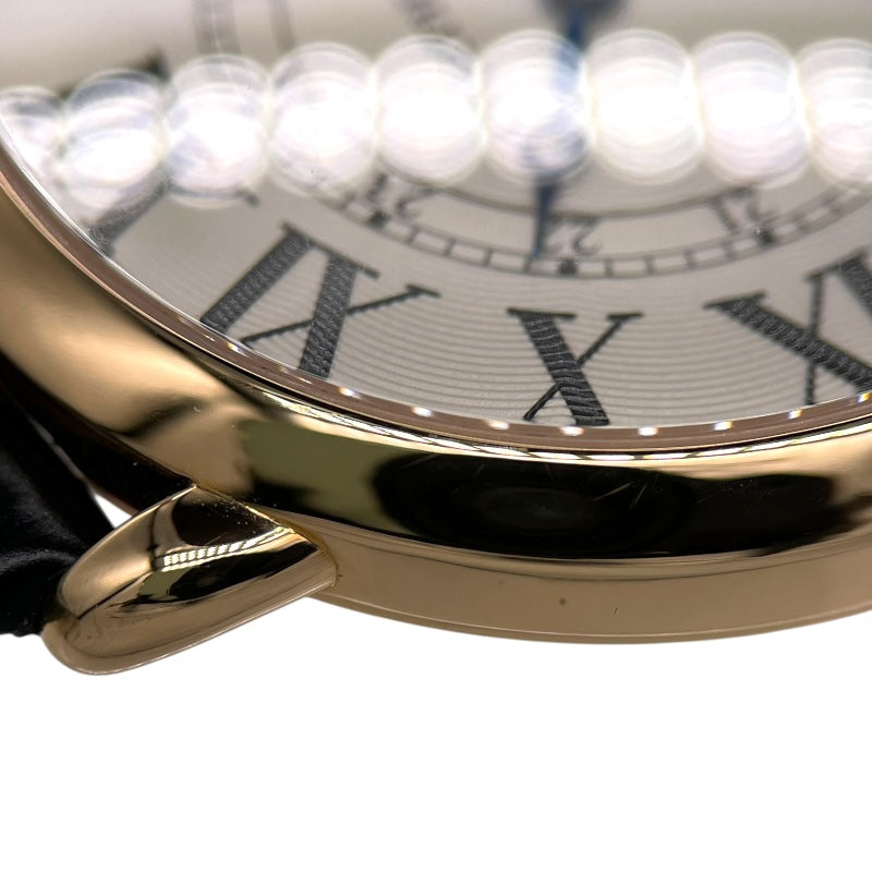 カルティエ Cartier ロンド ルイ カルティエ XL W6801004 ピンクゴールド K18PG/純正ベルト/純正尾錠 手巻き メンズ 腕時計