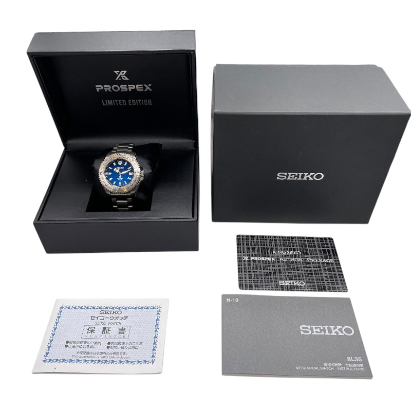 セイコー SEIKO プロスペックス ランドマスター オートマティック SBDX059 ブラック チタン メンズ 腕時計