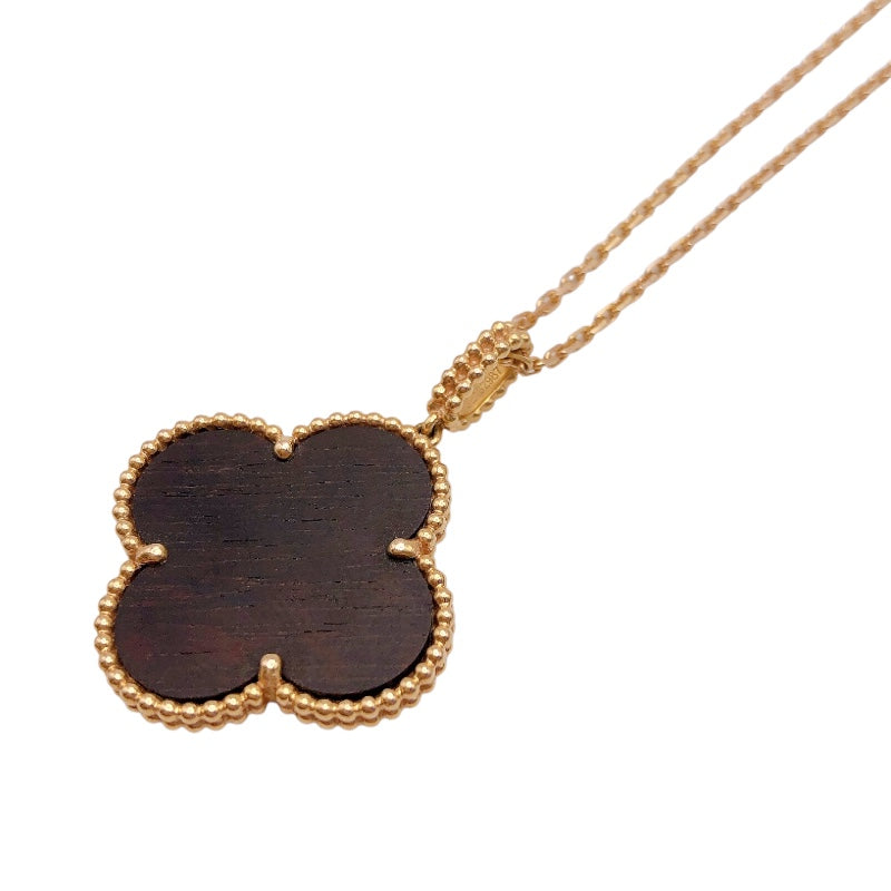 N-27 Van Cleef & Arpels クローバーネックレス ブラック Van Cleef & Arpels クローバーネックレス - メルカリ